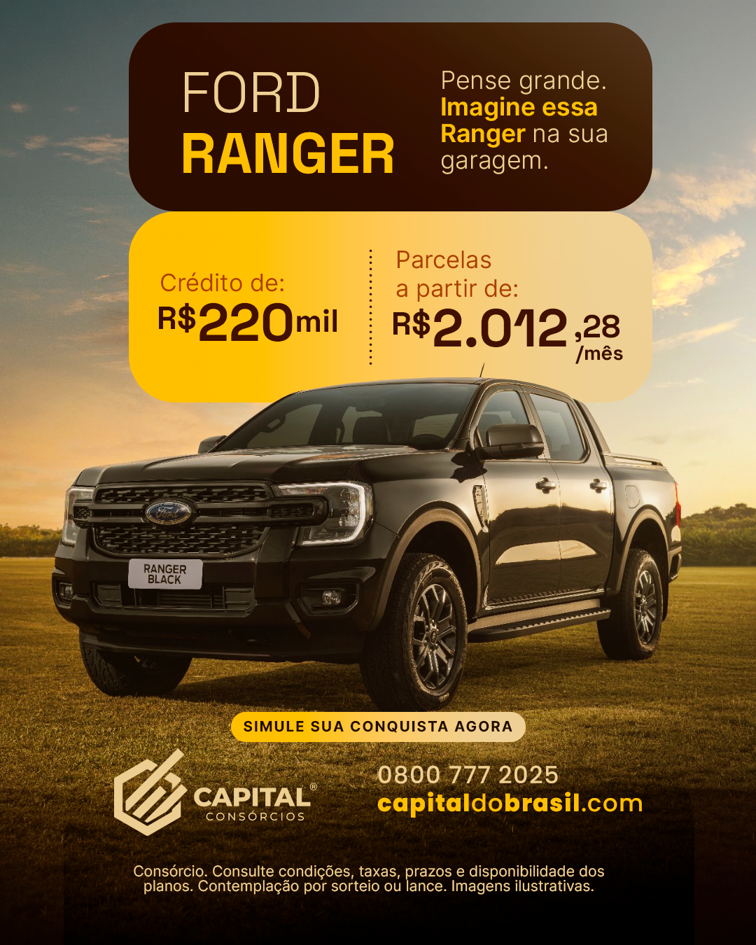 Simulação para Ford Ranger