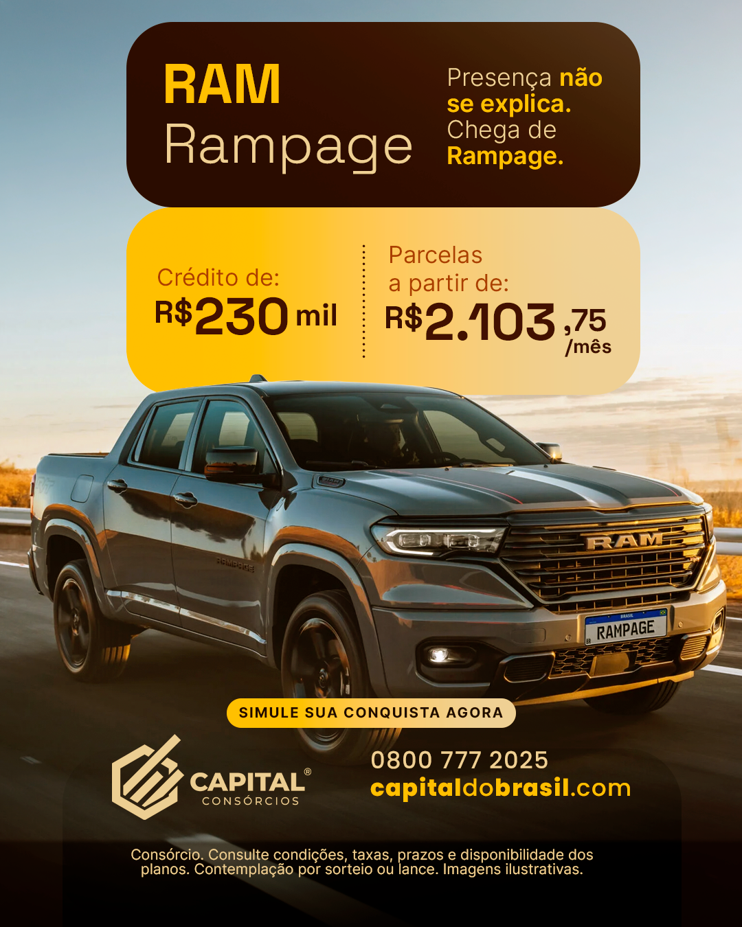 Simulação para RAM Rampage
