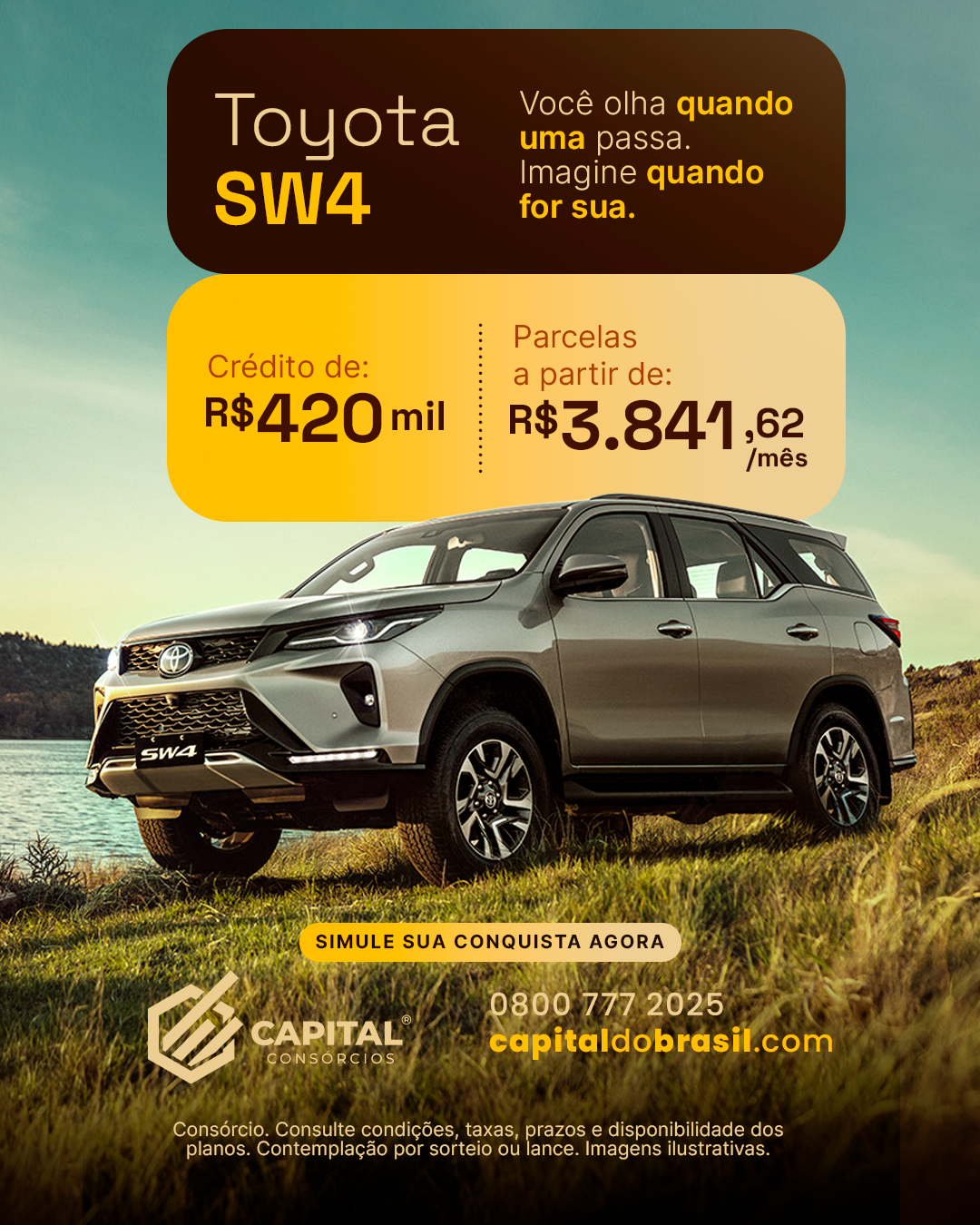 Simulação para Toyota SW4